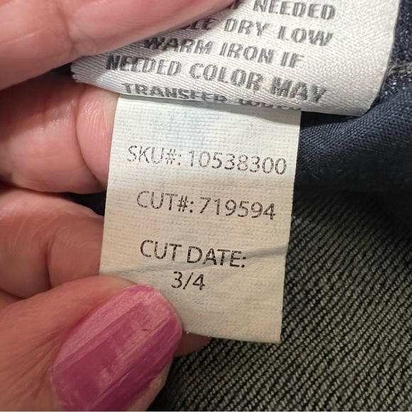 Torrid Dark Wash Mid Rise Boyfriend Denim Jeans Women’s 10 - Picture 13 of 14